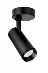 LED Deckenaufbauleuchte LUCEA Tilt 10W schwarz, 2700K dimmbar, 1300lm