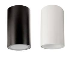 GU10 Deckenaufbauleuchte CAN IP44 105mm, 1x max. 7,5W LED, wei�/schwarz