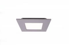 Kapego LED Panel, 350mA, 4000K neutralwei�, 8 Watt, silber