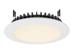 Edle Deckeneinbauleuchte, LED Panel Round III 20, 28V DC, 700 mA, 20W, warmwei�, 3000K