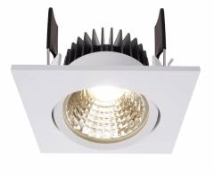 LED Deckeneinbauleuchte COB-68 eckig 350 mA 580lm 2700K CRI: 90 Wei� 16-17V DC