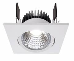 LED Deckeneinbauleuchte COB-68 eckig 350 mA 660lm 4000K CRI: 90 Wei� 16-17V DC