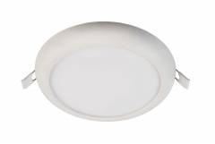 LED Deckeneinbauleuchte Zaurak 180, ColorSwitch, 8W/12W, flexibler Einbau