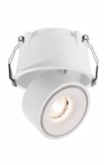 LED Deckeneinbauleuchte, Warmwei�, Uni II wei�, 3000K, 1035lm, , 12W, aus Alu/Kunststoff
