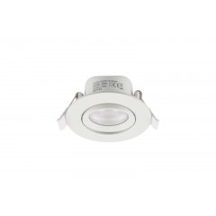 Einbaustrahler dimmbar Surtur Tilt �68, 6W, Dim-to-warm 1800-2700K, Wei�, 230lm