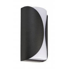LED Au�enwandleuchte Grumium Round II, 10W, 3000K, grau, 210lm, IP54