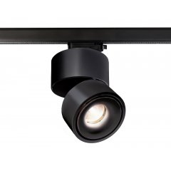 Dimmbarer 3-Phasen-Strahler Uni 2 Tilt, 17W, 3000K warmwei�, Schwarz, 1080lm