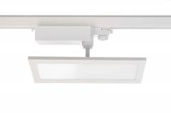 Schienensystem 3-Phasen 230V, Panel Track Light, 20 W, 3000 K, Wei�, 110-240V AC/50-60Hz, 20,00 W