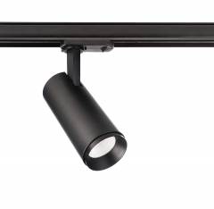 LED 1-Phasen-Strahler LUCEA Tilt 10W Spot schwarz, 2700K warmwei�, 1300lm, CRI/Ra90 dimmbar