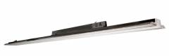 3-Phasen-Leuchte Linear Pro Fold DALI dimmbar, schwenkbar, 35-50W, schwarz 4000K