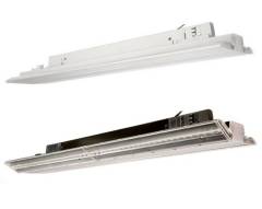 3-Phasen-Leuchte Linear Pro Fold 600, schwenkbar, 14-20W, 2900lm, CRI/Ra90, 3000K/4000K, wei�/schwar