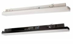 3-Phasen-Leuchte Linear Pro DALI dimmbar, 14-20W, 2850lm, CRI/Ra90, 3000K/4000K, wei�/schwarz