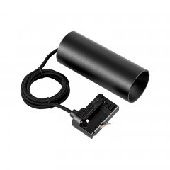 3-Phasen-Pendelleuchte Can 150, 1x max. 7,5W, mit GU10 Fassung, schwarz