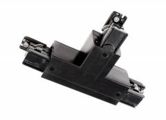 T-Verbinder links-links-rechts mit Wechselmechnik f�r 3-Phasen Schienensystem D Line, schwarz