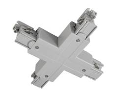 X-Verbinder links-links-rechts-rechts f�r 3-Phasen Schienensystem D Line 230V, grau