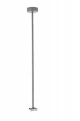 Deckenabh�ngung starr 635mm f�r 3-Phasen Aufbauschienensystem D Line/DALI, grau