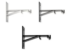 Wandhalterung f�r 3-Phasen Aufbauschienensystem D Line/DALI 230V, wei�/schwarz/grau