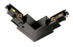 90� Verbinder links-rechts mit Wechselmechanik f�r D Line DALI Ein-/Aufbauschienen, schwarz