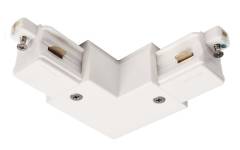 D One 90�-Verbinder, rechts, wei�