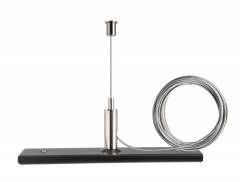 D One Seilabh�ngungshalter mit 3m Abh�ngeseil, schwarz