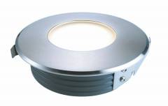 LED Bodeneinbaustrahler, Edelstahl, 12 x SMD LED warmwei�