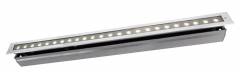 LED Bodeneinbauleuchte Line VI befahrbar, IP67, 32W, 3000K, 2300lm silber