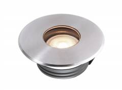 LED Bodeneinbaustrahler, Peacock \(Nachfolger zu Flat\), 1 x 2 Watt warmwei�, 30�