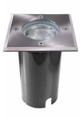 Bodeneinbauleuchte Aton eckig Set spannungskonstant 220-240V AC 1x max. 7,00W