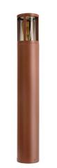 Pollerleuchte Facado II rund IP65, Scheibe get�nt 650mm, 1x E27 max 20W, rost