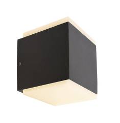 LED Wandaufbauleuchte Ancha II 10W 530lm 3000K warmwei� Grau IP54
