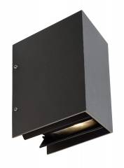 LED Wandaufbauleuchte Arcturus I 550W/6W 200lm 3000K Warmwei� CRI: 80 Grau