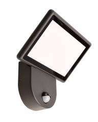 Wandaufbauleuchte Alkes S Motion mit Bewegungsmelder IP65, 21W, 3000K, 735lm
