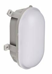 Decken-/Wandaufbauleuchte IP54 Sotano LED PowerSwitch, CCT 3000/4000K, grau