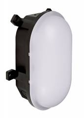 Decken-/Wandaufbauleuchte IP54 Sotano LED PowerSwitch, CCT 3000/4000K, schwarz