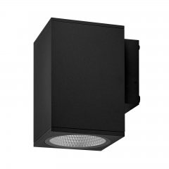 Dimmbare Au�enwandleuchte IP65 ShoreLine Pro Square, 20,5W, 3000/4000K, Dunkelgrau