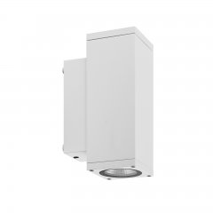 Dimmbare Au�enwandleuchte IP65 ShoreLine Pro Square up & down, 7,5W, 3000/4000K, wei�