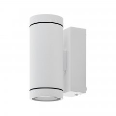 Au�enwandleuchte IP65, ShoreLine Pro Round up & down, 2x max. 7,5W, GU10 Fassung, Wei�