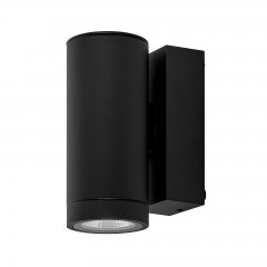 Dimmbare Au�enwandleuchte IP65 ShoreLine Pro Round, 6W, 3000/4000K, Dunkelgrau