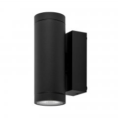 Dimmbare Au�enwandleuchte IP65 ShoreLine Pro Round up & down, 7,5W, 3000/4000K, Dunkelgrau