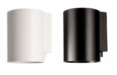 Wandaufbauleuchte au�en, Can IP65, 1x max. 7,5W GU10, Alu wei�/schwarz