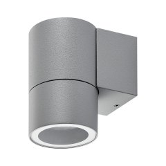Au�en-Wandaufbauleuchte Achernar hellgrau, Down GU10 max. 1x 50W, IP65