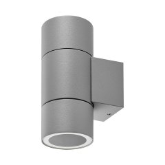 Au�en-Wandaufbauleuchte Achernar Up and Down GU10 max. 2x 35W, hellgrau