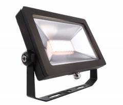 Boden- / Wand- / Deckenleuchte, Flood SMD, 30 W, 3000 K, Schwarz, 220-240V AC/50-60Hz, 30,00 W