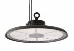 Leistungsstarker LED Hallenstrahler VEGA DALI 120� 160W 28800lm 5700K IP65 IK09 schwarz