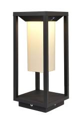 LED Stehleuchte, Warmwei�, Samas Solar 340 hoch, dunkelgrau, 3000K, 170lm, 2,2W, inkl. Akku, IP54