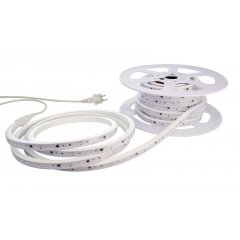 230V LED-Stripe Hochvolt steckerfertig 15m 3000K, 14W/m, IP65