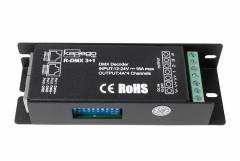 Kapego LED Controller, Dimmer R-DMX 3+1, dimmbar: DMX512, 12-24V, 384W, 16A