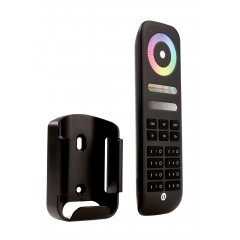 Steuerung RF-smart Fernbedienung schwarz, 8 Zonen, Single/CCT/RGB/RGBW/RGB+CCT dimmbar, 3V/DC