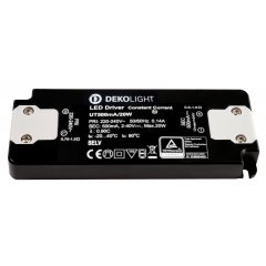 Netzger�t \(CC, DC\), FLAT, CC, UT500mA/20W, Stromkonstant, 1-20W, 220-240V/AC, IP67, 2-40V/DC