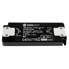 Netzger�t \(CC, DC\), FLAT, CC, UT700mA/20W, Stromkonstant, 1,4-20W, 220-240V/AC, IP67, 2-29V/DC